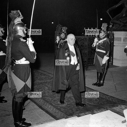 Paris, 24-03, Htel de Ville, rception des ambassadeurs par le Maire de Paris