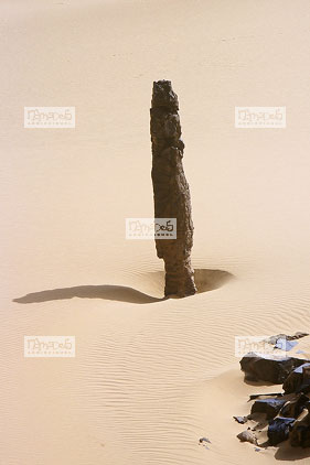 Sahara, Hoggar, Habalbat, laves basaltiques