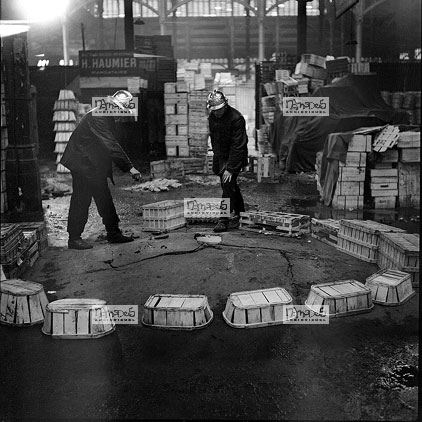 Paris, 20-02, Feu aux Halles