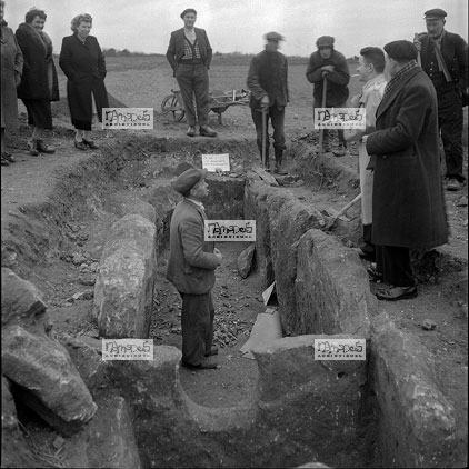 Presles, 14-03, D�couverte de Squelettes (Cro-Magnon?)