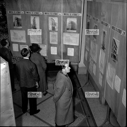 Vincennes, 29-03, Mairie, expo Urbanisme