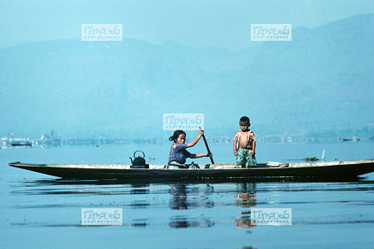 Lac Inl�, p�cheurs