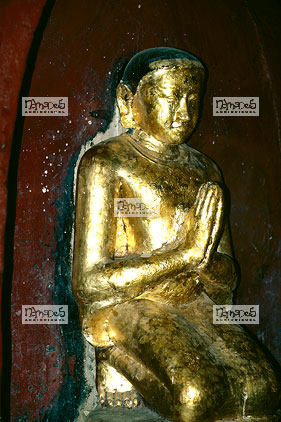 Pagan, bouddha, temple d'Ananda