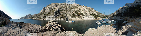 Europe, France, 13 Bouches du Rh�ne, Marseille, la calanque de Morgiou