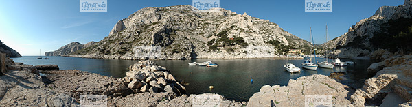 Europe, France, 13 Bouches du Rh�ne, Marseille, la calanque de Morgiou