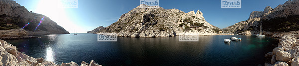 Europe, France, 13 Bouches du Rh�ne, Marseille, la calanque de Morgiou