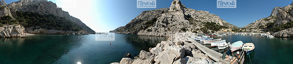 Europe, France, 13 Bouches du Rh�ne, Marseille, la calanque de Morgiou
