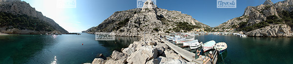 Europe, France, 13 Bouches du Rh�ne, Marseille, la calanque de Morgiou