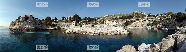 Europe, France, 13 Bouches du Rh�ne, Marseille, la calanque de Niolon