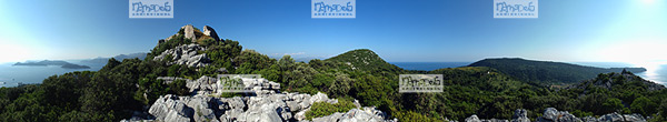 Europe, Croatie, �le de Lopud, le chateau