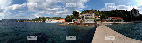 Europe, Croatie, �le de Lopud, petit port