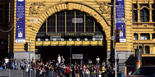 Oc�anie, Australie, Victoria, Melbourne, Flinder Street Station